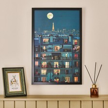 Evidea Deco Voisins Tablo - Mavi - 40X60 cm