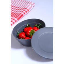 Alya Plastik 3'lü Saklama Kabı - Kahvaltıık - Çerezlik - 350 ml