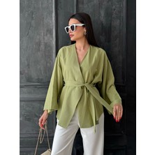 Kadın Kemerli Kimono