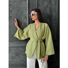 Kadın Kemerli Kimono