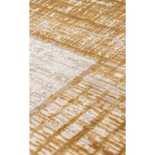FSD 02 BEIGE GOLD  - FRESCO DYED - Overdyed Yüksek Alçak Dokulu Özel Işıltılı Yüksek Kaliteli Sık Dokuma Modern Salon Halısı - BEIGE GOLD - 160*230