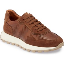 Tergan  Taba Hakiki Deri Erkek Sneaker - E24I1AY56733-K59