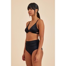 Bali Siyah Yüksek Belli Toparlayıcı Bikini Alt