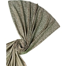 Ipeksi Dokulu Jakarlı Geometrik Desenli Şal 75X190 cm