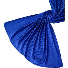 Ipeksi Dokulu Jakarlı Su Yolu Desenli Şal 75X190 cm