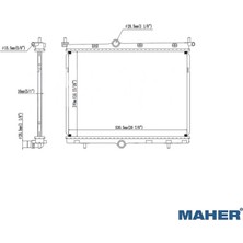 Maher Su Radyatörü Brazıng 9827174680 2008 208 Ami C4 Ds3