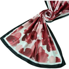 Vav Ipek Soft Pamuk Şal 75X190 cm - Çiçek Desenli