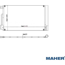 Maher Klima Radyatörü 6455.GA Bipper Nemo