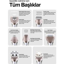 Bester EP7100 Şarjlı Epilasyon Cihazı– Pürüzsüz Cilt Için Sessiz ve Güçlü Motor | Hassas Ciltler Için Şarjlı Tüy Temizleme Aleti