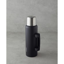 Heatlock Çelik Bardaklı Termos 1,5l Siyah