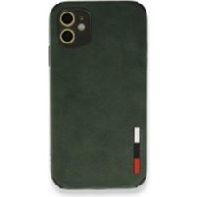 Armorix Iphone 11 Kamera Korumalı Deri Silikon Kapak