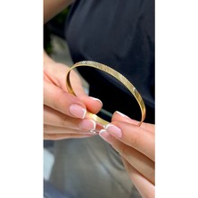 Kuyumcu Nurettin 9 gr (Gram) Sarmal Desenli Kibrit Çöpü Bilezik 22 Ayar Altın