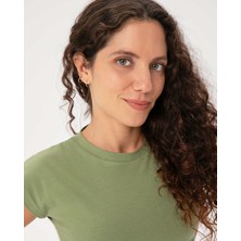 Matcha Basic Half Crop T-Shirt