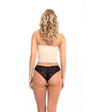 Kadın Brazilian Arkası Dantelli Külot 5 Li Paket Seti