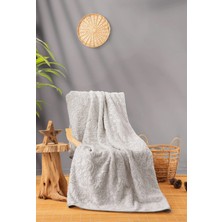 Cotton Box Emboss Çift Kişilik Battaniye 220X240 Taş