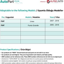 Fiat Linea, Punto Grande Için Kalorifer Difüzör Seti 4'lü
