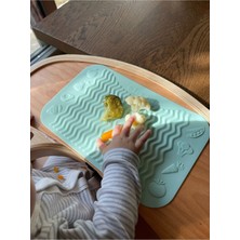 One Little Foodie Finger Placemat- Silikon Bebek Matı - Pembe