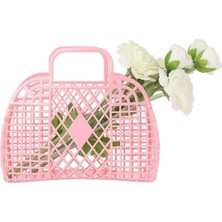 Calimila Retro Sepet Çanta- Açık Pembe