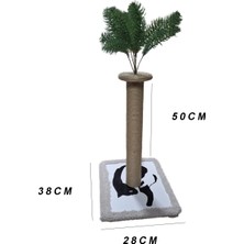 Kedi Tırmala Tahtası Lazer Kesim Ahşap Resimli
