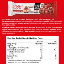 Proteinocean Protein Bar - Strawberry Cheesecake Aromalı – 50 gr x 8 Adet