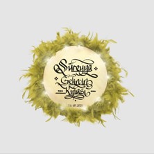 Işıklı,kişiye Özel, Orta Boy Kına Tefi (27 Cm,sarı)