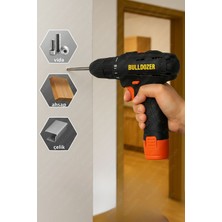 Bulldozer 12V 1.5AH Lityum Pil Elektrikli Matkap