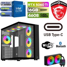 PC用ゲームコントローラー・コンバーター FRGHLMB650/WS12200 RTX5070TI 32GB 2TB Gaming Pc Ddr5 – Rtx 5070 12 GB – Intel I7 14700KF – 32GB – Fiyatı