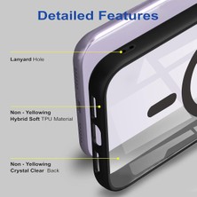 Fibaks Apple iPhone 13 - 14 Kılıf Magsafe Wireless Şarj Özellikli Tam Koruma Renkli Sert Silikon Ege Kapak