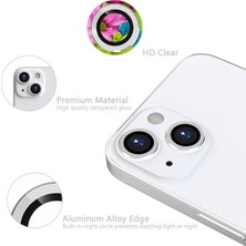 Fibaks  Apple iPhone 13 Kamera Lens Koruyucu Kırılmaz Cam Kaliteyi Bozmaz Temperli Berrak Koruma Cl-07