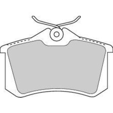 Fren Balatası Arka Polo Iv 01- / Toledo Iıı 04- Ibıza Iv 01- / Fabıa Iı 07- Fabıa I 99- 17.00MM