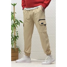 Erkek Kargo Cepli Modelli Paraşüt Jogger Pantolon