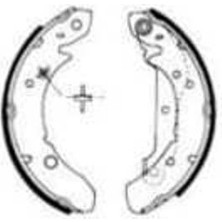 MLH03 Arka Pabuç Balata Arka Kampana Hyundai Sonata 98- (GS6181)