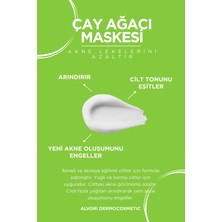 Alvori Çay Ağacı Maskesi, Tea Tree Bubble Mask, Akne ve Leke Görünümünü , Yeni Akne Oluşumunu Engeller, Cildi Fazla Yağdan Arındırır. (250 Ml)