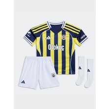 Fenerbahçe 2025/26 Sezon Çubuklu Miniset Çocuklar İçin Lacivert - Sarı Renkli Takım