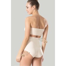 Göbek Toparlayıcı Lazer Kesim Kaydırmaz Iz Yapmaz Yüksek Bel Korse Külot 2 Adet