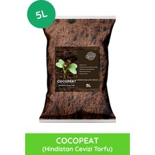 Bk Commerce Cocopeat Hindistan Cevizi Torfu - %100 Doğal, Böcek Yapmayan, Orkide Toprağı 5l