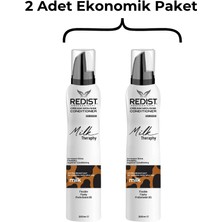 Redist  2 Adet Milk Therapy Bakım Köpüğü 200 ml |Nemlendirici ve Yumuşatıcı Bakım