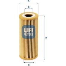 Ufı 25.067.00  Yağ Filtresi Mercedes W168 W169 W245 Vaneo 414 02-05 1.7 Cdı