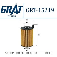 Grat 15219  Yağ Filtresi Touareg / A7 A8 Q7 / Cayenne 3.0 Tdı