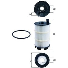 Mahle OX3504D -Knecht-Behr OX3504D Yağ Filtresi Touareg Audi Q7 A8 4.2 V8 Fsi 079198405B 079198405B