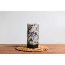 Luxora 25CM Ultra Lüks Mermer Gece Lambası - Oniks Masa Lambası - Onyx Mermer Lüks Abajur - Lambader