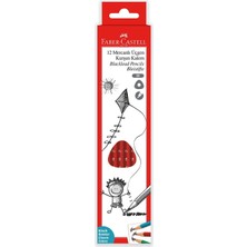 Faber-Castell Köşeli Mercanlı Kurşunkalem 12 li