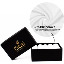 Öts Erkek Çocuk %100 Pamuk Atlet 5'li Set, Rahat Kalıp Yüksek Kaliteli Rıbana Atlet, Siyah Premium Özel Kutusunda, İç Giyim, Çamaşır
