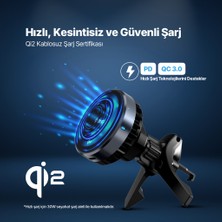 Ttec Aircharger Drive Pro Qi2/magsafe Özellikli 15W Iphone/android Soğutuculu Kablosuz Hızlı Şarj Öz
