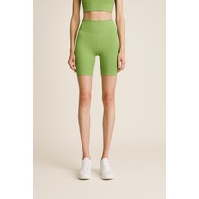 HNX  Yüksek Bel Toparlayıcı Kadın Spor Kısa Tayt