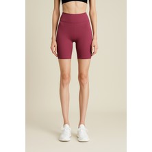 HNX  Yüksek Bel Toparlayıcı Kadın Spor Kısa Tayt