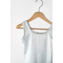 Kız Çocuk Parıltılı Askılı Çıtçıtlı Kız Body&mayo