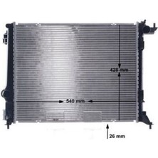 Mahle CR1698000S -Knecht-Behr CR1698000S Radyatör Soğutucu Renault Megane Iv 0