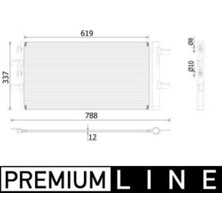 Mahle AC894000P -Knecht-Behr AC894000P A C-Kondansatör Bmw 2 F45 46 X1 X2 64509271205