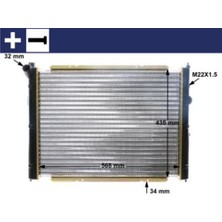 Mahle CR361000S -Knecht-Behr CR361000S Radyatör Soğutucu Vw Transporter T3 025121253A